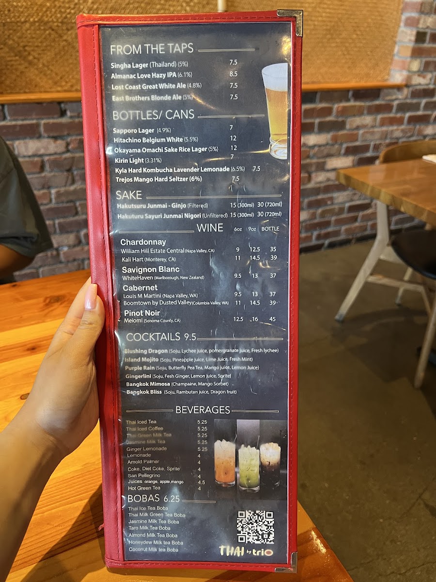 Thai by Trio Menu - Image 5